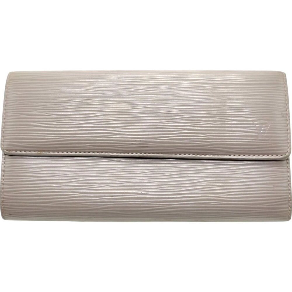 635197BV (L2) Louis Vuitton Wallet Long Gray Epi Leather - Picture 1 of 10